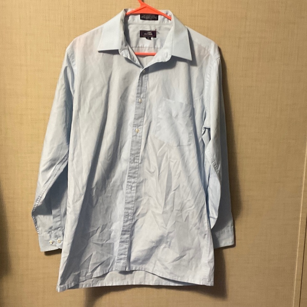 Michaels Light Blue Fitted Shirt